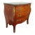 French Marble Top Bombay Serpentine Inlay Commode Dresser Bathroom Vanity 6230 For Sale