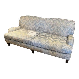 Lee Industries Flamestitch Sofa For Sale