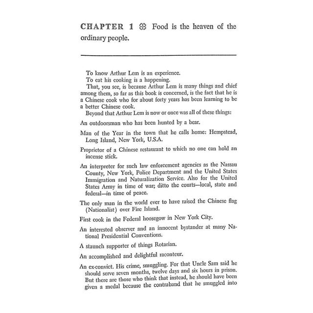 Paper "The Hong Kong Cookbook" 1970 Lem, Arthur and Morris, Dan For Sale - Image 7 of 7