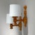 Pine and Fabric Wall Lights, Sweden, 1960s, Set of 2 For Sale - Image 9 of 12