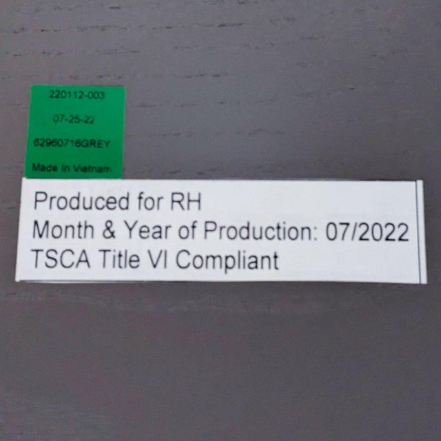 2020s Restoration Hardware Arles Rectangular Dining Table For Sale - Image 5 of 8