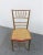 Early 20th Century Regency Faux Bamboo Gold Distress Painted Side Chair For Sale - Image 5 of 6