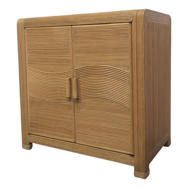 Small Rattan Sideboard or Chest of Drawers, 1980s For Sale