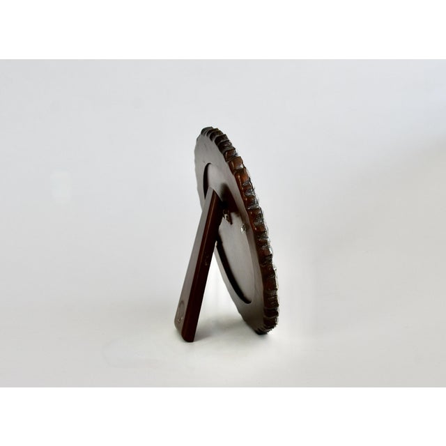 Collectible 925 Sterling Silver Plateria Del Pilar Repousse Peruvian Picture Frame For Sale In Miami - Image 6 of 6