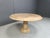 Beige Vintage Italian Round Marble Coffee Table, 1960s For Sale - Image 8 of 11