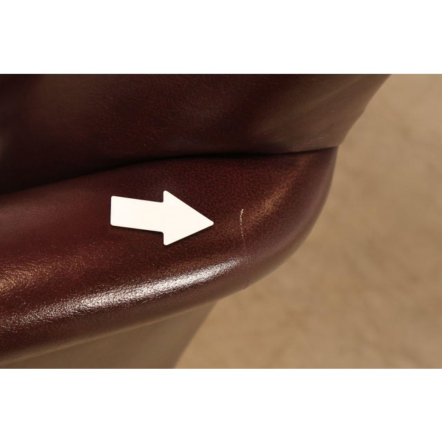 Hancock & Moore Pair of Tufted Leather and Mahogany Armchairs For Sale - Image 18 of 18