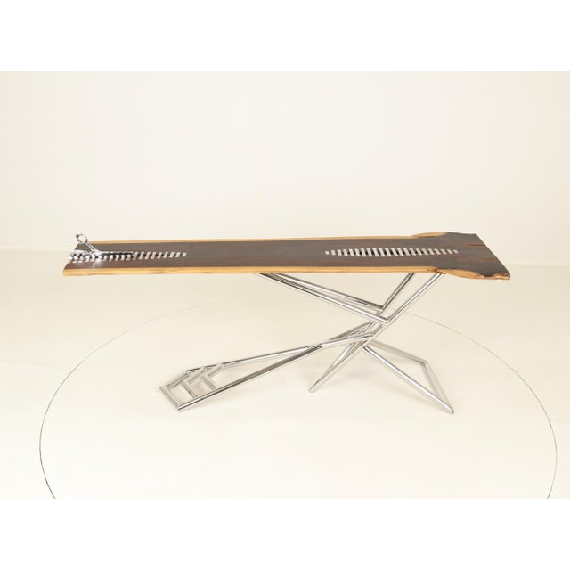 Handcrafted Scissors 1 Console Table by Bruno Helgen, Bali, 2000s For Sale - Image 9 of 18