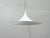 White Vintage Semi Pendant Lamp by Bondrup & Thorup for Fog & Mørup, 1970s For Sale - Image 8 of 18