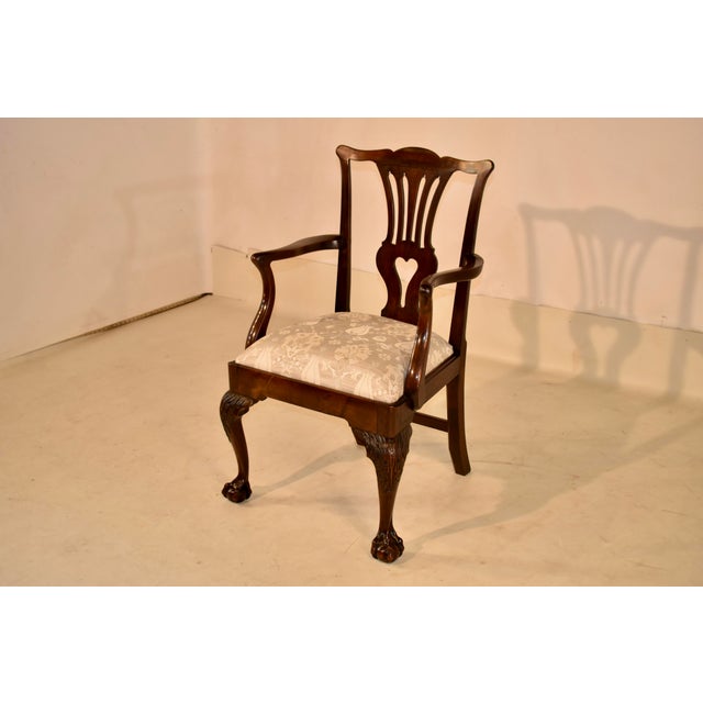 English 18th Century English Mahogany Chippendale Chair For Sale - Image 3 of 13