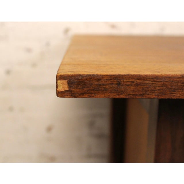 Mid 20th Century Mahogany and Brass Desk Designed by Paul McCobb for Calvin Furniture For Sale - Image 9 of 14