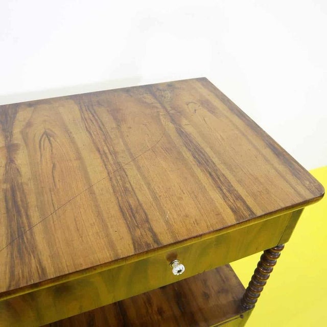 2000 - 2009 Wooden Cabinet with Turned Columns and Ceramic Knobs For Sale - Image 5 of 14