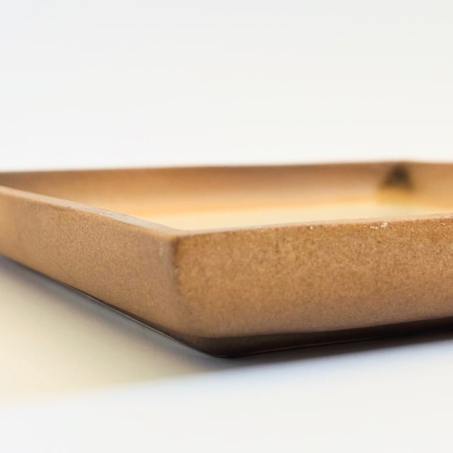 Kazuo Takiguchi Pottery Square Plate For Sale In San Francisco - Image 6 of 12