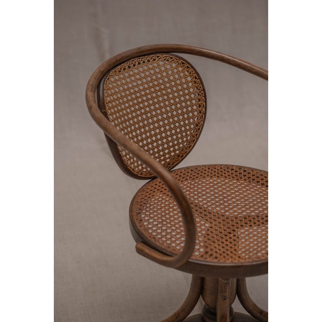 Wood Bentwood Desk Chair from Thonet, 1930s For Sale - Image 7 of 13