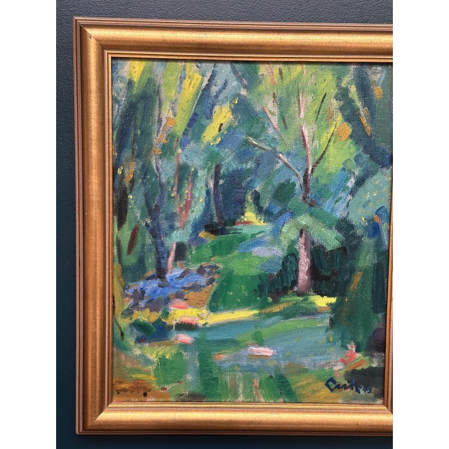 Gerhard Lundberg, Forest, 1943, Oil on Panel, Framed For Sale - Image 4 of 12