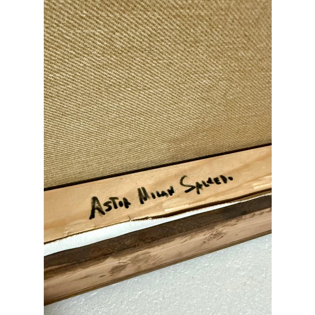 Astor Milan Salcedo, Large Latin American Diptych Abstract Modernist Oil Painting Astor Milan Salcedo For Sale - Image 9 of 18