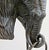 Vintage Bronze Elephant Head With Ring Towel Holder on Stand For Sale - Image 10 of 10