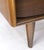 Mid 20th Century Light Walnut Bow Front Drawers Long Brass Pull Hardware Gentleman's Chest Mint For Sale - Image 5 of 18
