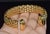 Late 20th Century Rare Vintage Fope 1.00ct Natural Diamond Flex'it 18k Gold Open Cuff Bangle Bracelet For Sale - Image 5 of 13