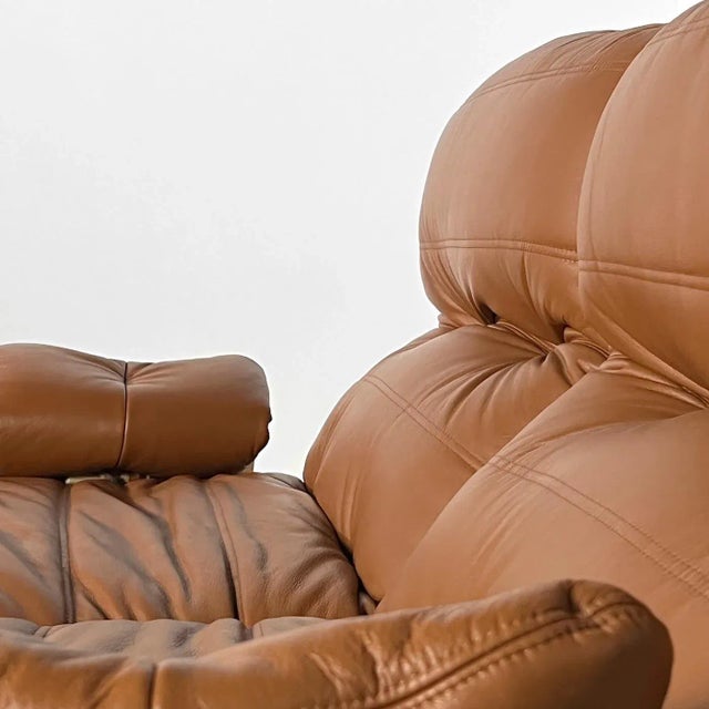 Ligne Roset Marsala Sofa in Leather by Michel Ducaroy for Ligne Roset, 1970s For Sale - Image 4 of 13