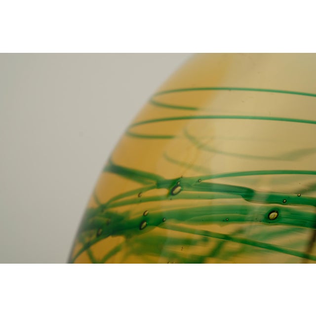 Mid-Century Modern Mid-Century Glass Vase by Jiri Suhajek for Moser, 1970s For Sale - Image 3 of 9