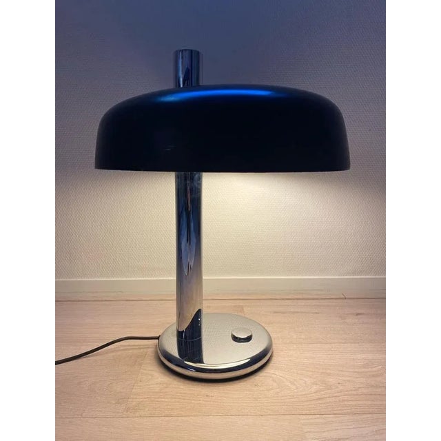 Black Table Lamp by Hillebrand, 1970s For Sale - Image 6 of 14