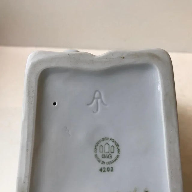 Abstract Porcelain Figurine by Agnethe Jorgensen for Bing & Grondahl, 1970s For Sale - Image 6 of 10