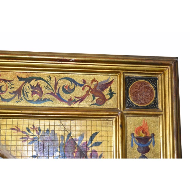 19th Century Giltwood Italian Wall Mirror For Sale - Image 9 of 11