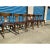 Mid-Century Modern 1980s Vintage Klismos Style Solid Walnut Dining Chairs - Set of 6 For Sale - Image 3 of 6