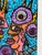 Plastic Richard Fluhr "How Old Are You?" Contemporary Colorful Pink and Blue Figurative Abstract, 2014 For Sale - Image 7 of 9