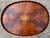 1980s Councill Coffee Table Piecrust With Inlaid Medallion Flame Mahogany For Sale - Image 5 of 8