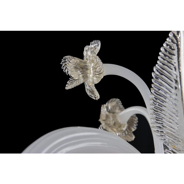 Mid-Century Murano Glass 5-Light Chandelier For Sale - Image 8 of 11