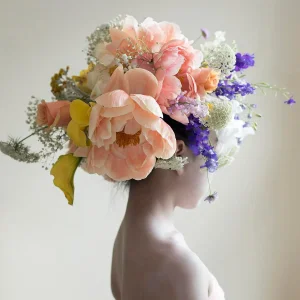 "Scent of Broq-Pa 05142020" Contemporary Botanical Figurative Color Photograph by Ziesook You