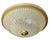 Mid-Century Modern Vintage Dome Glass Flush Light, 1960s For Sale - Image 3 of 16