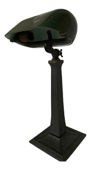 Aladdin Banker Desk Lamp Emeralite Green Shade