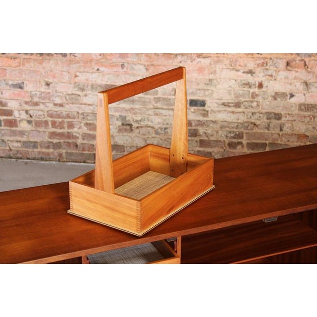 Wood Long Mid-Century Monza Sideboard in Teak by Everest for Heals, 1960s For Sale - Image 7 of 16