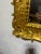 Gold Vintage Italian Carved Giltwood and Shell Decorated Wall Mirror For Sale - Image 8 of 10