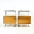 Bauhaus Bedside Tables in Chrome & Walnut by Vichr & Spol for Kovona, Former Czechoslovakia, 1950s, Set of 2 For Sale - Image 3 of 17