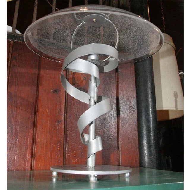 Modern Steel Desk Lamp For Sale - Image 3 of 15