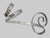 David Elijah Herschler Chrome Freestanding Ribbon Twist Modern Art Sculpture For Sale - Image 12 of 17