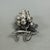 Decorative 800 Silver Bunch of Grapes, 20th Century For Sale - Image 4 of 11