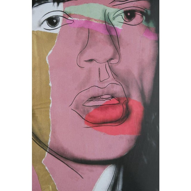 Mick Jagger Poster by Andy Warhol For Sale - Image 3 of 6