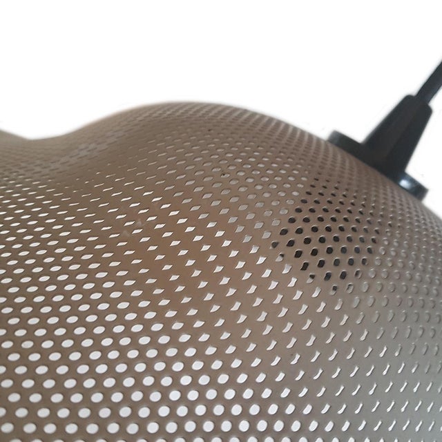 Mid-Century Modern Pendant Lamp attributed to Massive, Belgium, 1980s For Sale - Image 3 of 11