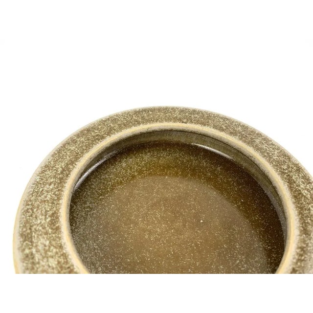 1970s Small Danish Ceramic Dish Bowl by Per Linnemann-Schmidt for Palshus, Denmark, 1960s For Sale - Image 5 of 10