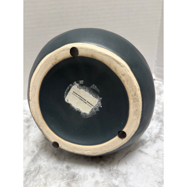 1990s Vintage Scandinavian Design Two Toned Vase or Vessel For Sale - Image 5 of 7
