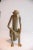 Late 20th Century Vintage African Sitting Monkey With Banana Sculpture For Sale - Image 5 of 8