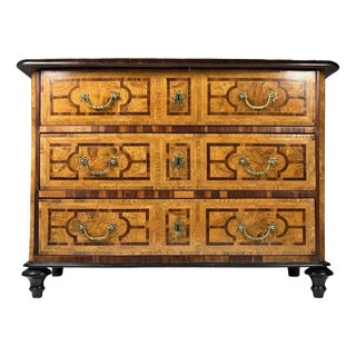 French Marquetry Chest of Drawers, 18th Century For Sale