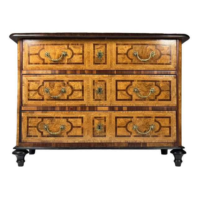French Marquetry Chest of Drawers, 18th Century For Sale