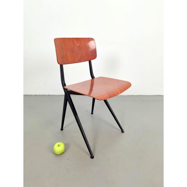 Plywood S201 School Chair by Ynske Kooistra for Marko, 1960s For Sale - Image 9 of 11