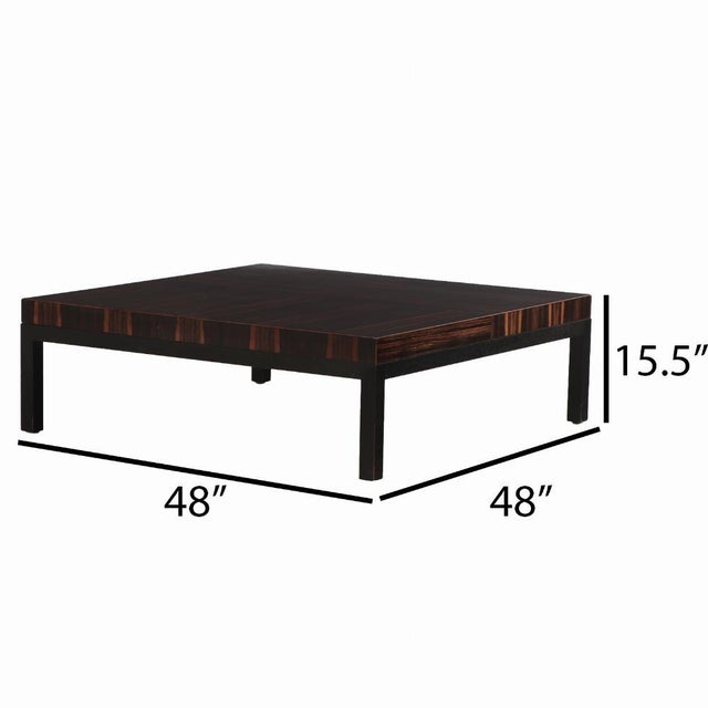 Minimalism A Custom "Boke" Coffee Table by Christian Liaigre for Holly Hunt. For Sale - Image 3 of 6