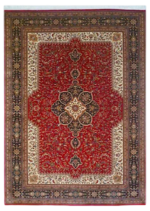 Vintage Kerman Rug, 1990s